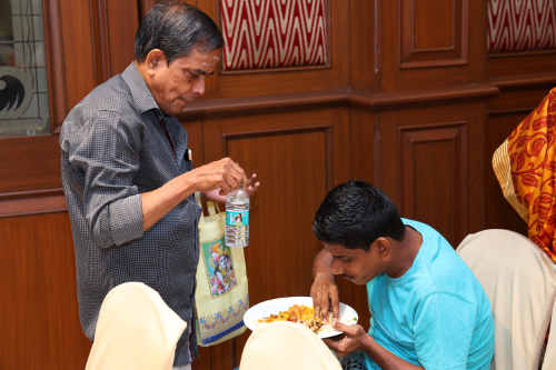 Sharing a meal together2