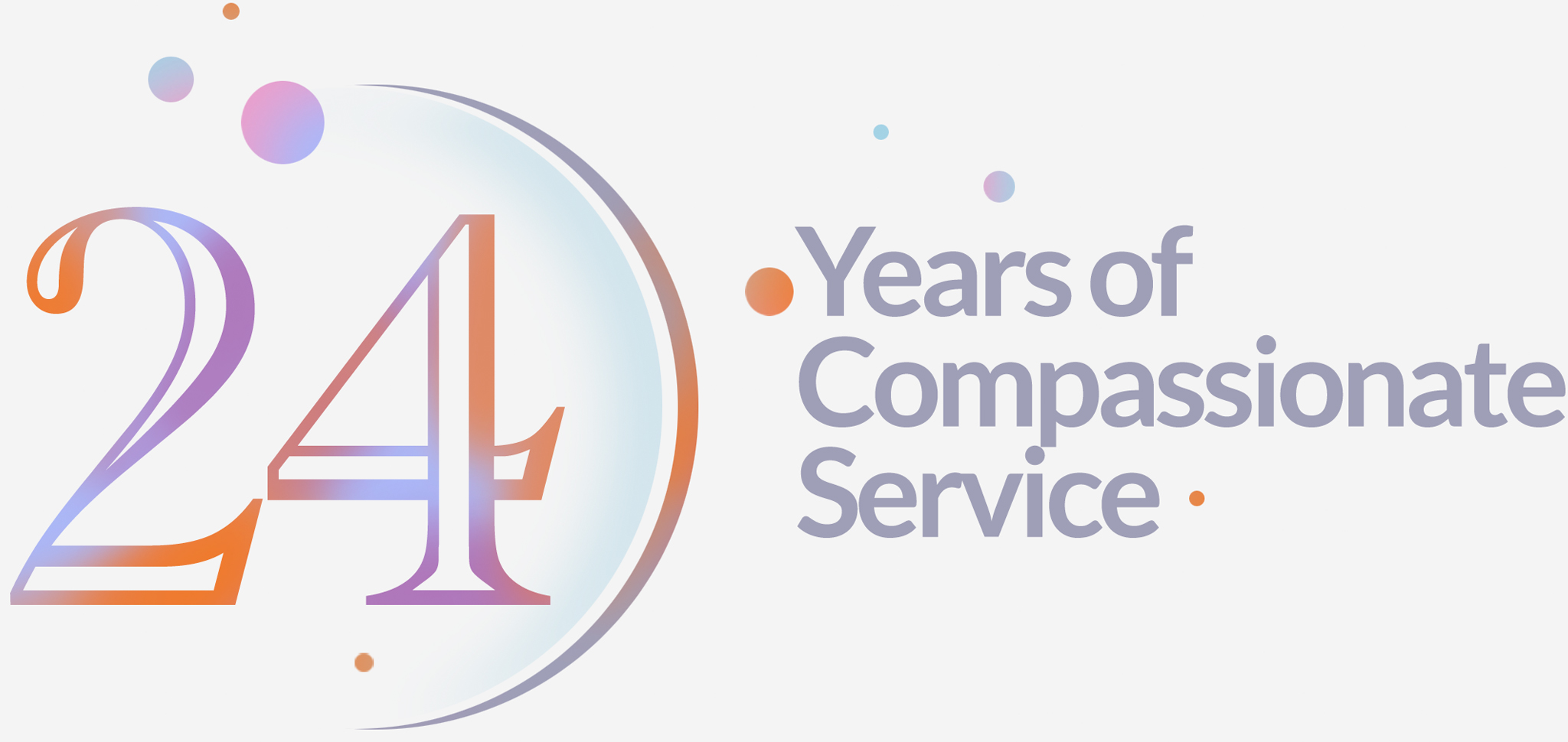 24 years logo
